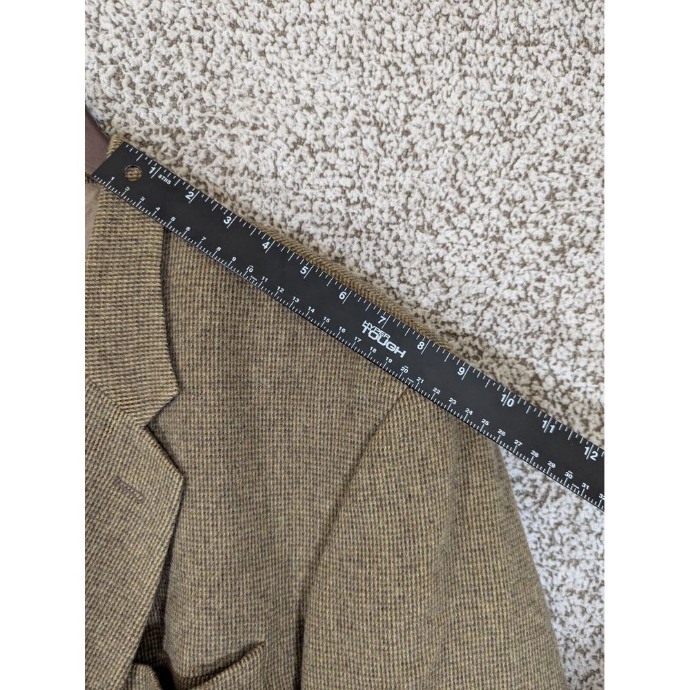 Robert Stock Mens Sports Coat Blazer Size 46R Wool/Camel Hair Blend Ukraine Made - Picture 7 of 15